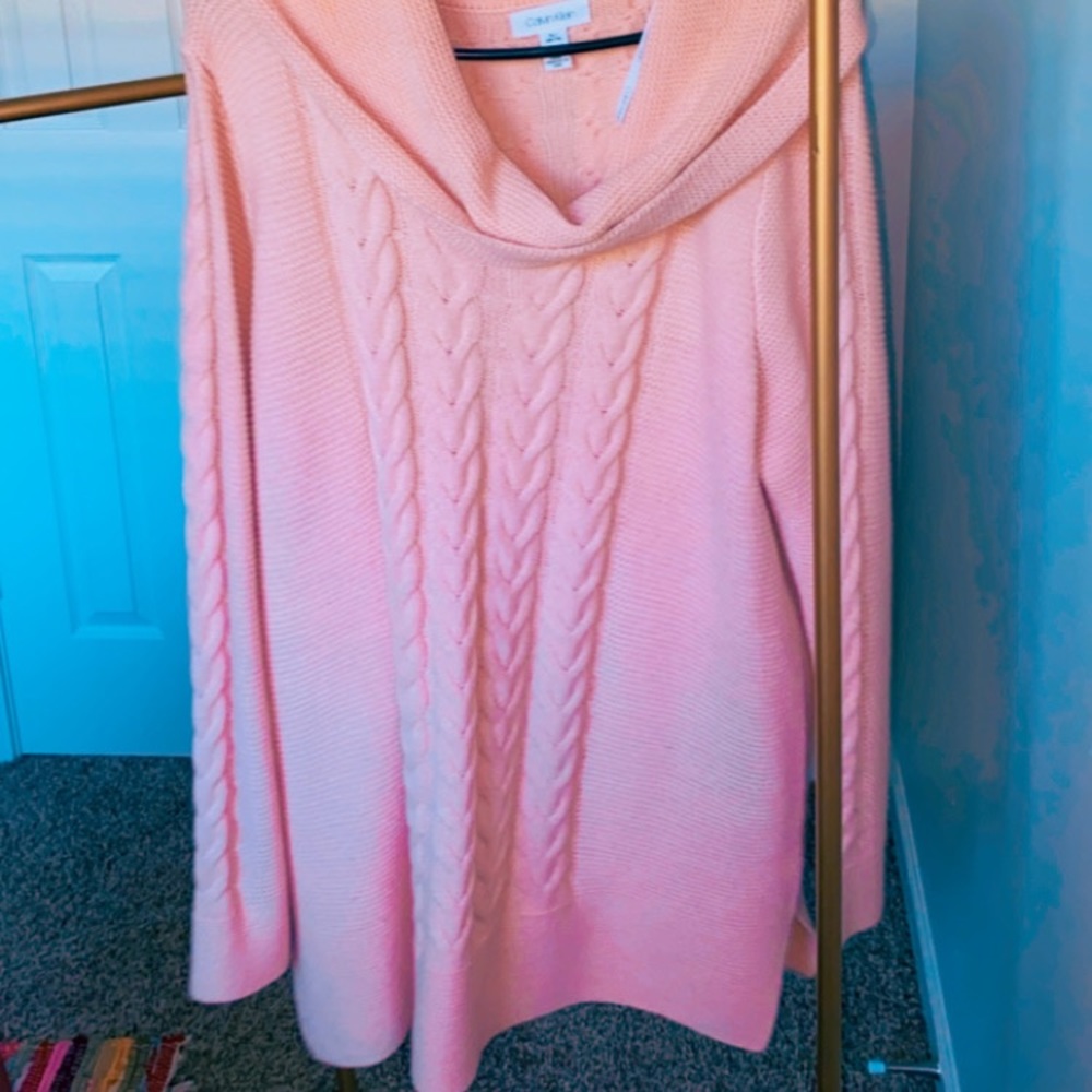 Calvin Klein Pink Sweater Dress!! - Picture 2 of 3